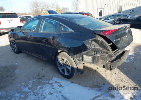 2019 Honda Civic Lx z USA, uszkodzony, nr VIN 19XFC2F6XKE032506